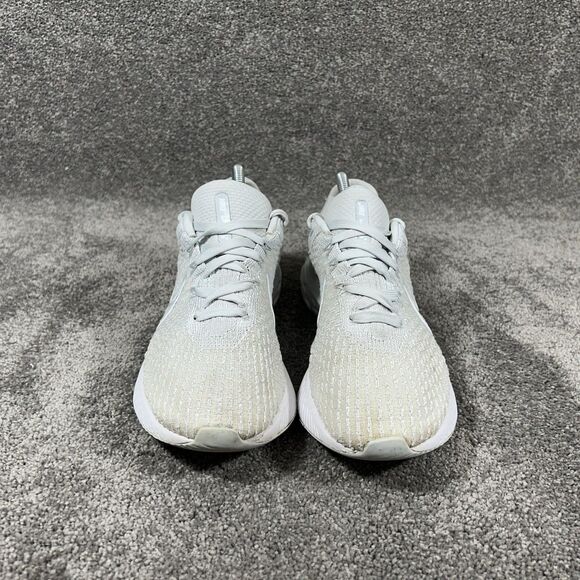 Nike React Infinity Run Flyknit 3 DD3024-004 Womens Size 9.5 Gray Running Shoes - Picture 4 of 13